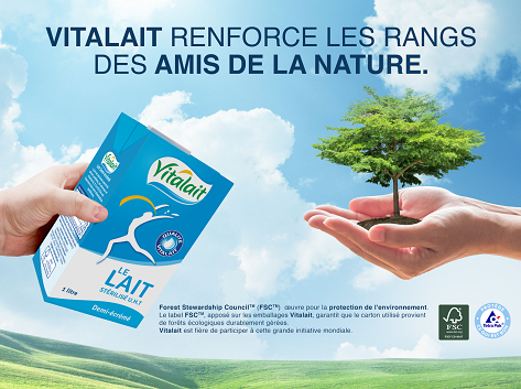 فيتالي تؤكّد إلتزامها تجاه البيئة وتطلق ٲوّل منتجاتها المطابقة لشهادة FSCTM من تتراباك  